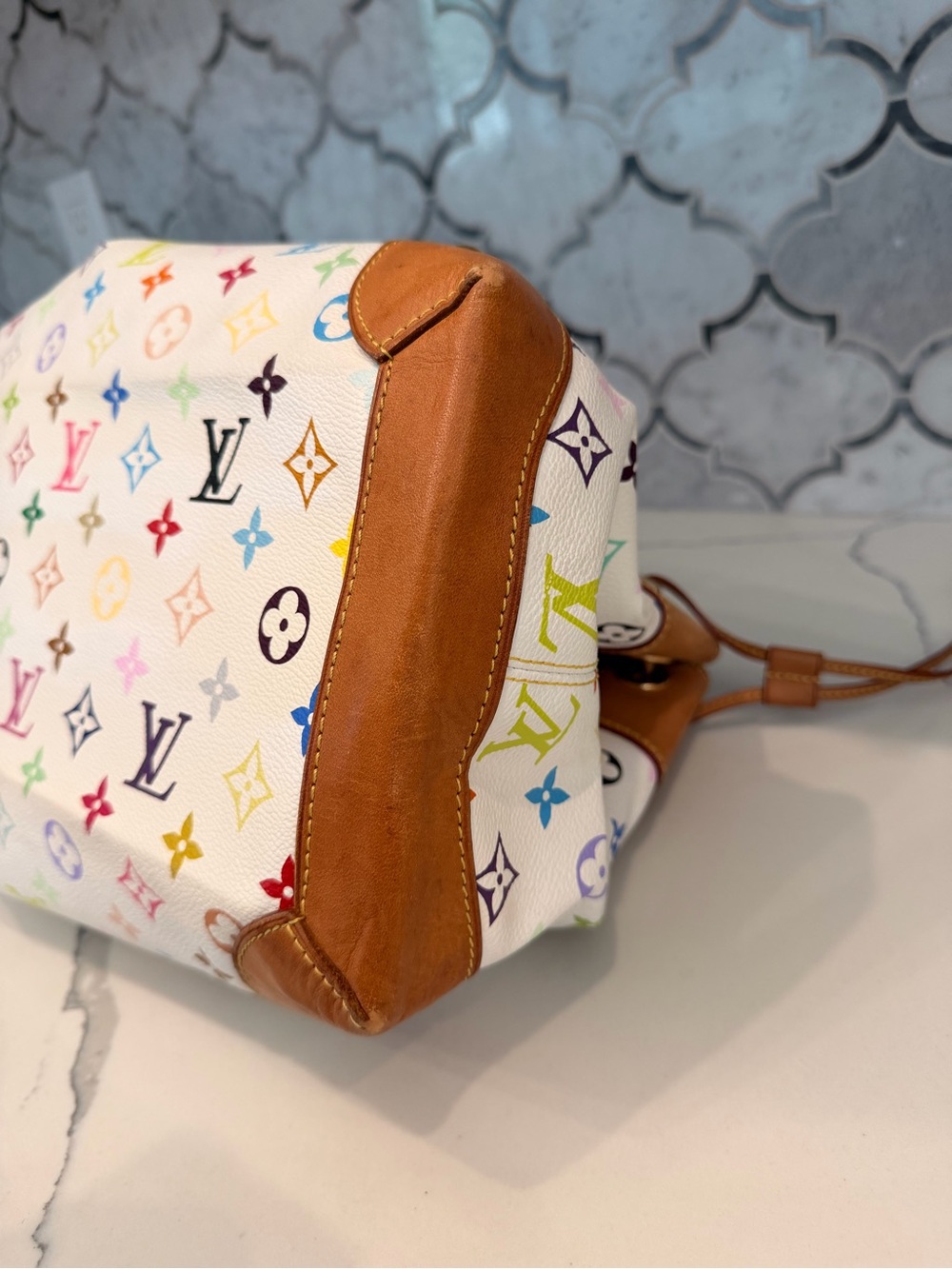 Louis Vuitton Monogram Murakami Ursula Shoulder Bag - Picture 8 of 9